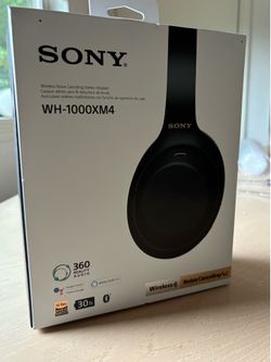 Black Sony Noise Cancelling Headphones wh1000xm4