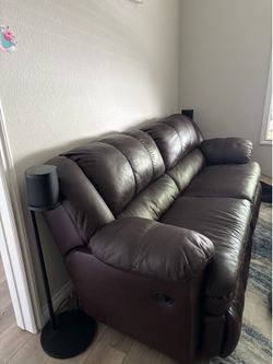 Leather couch