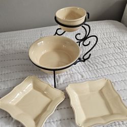 Set Ceramica  Y  Metal 