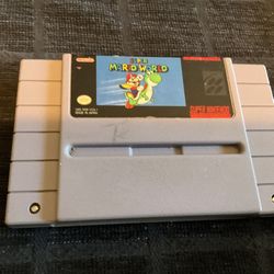 VIDEO GAMES FOR SUPER NINTENDO (SNES) RATED PG - SUPER MARIO WORLD -  Super Mario World