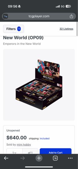 One Piece OP09 Emperors in the New World - Booster Box