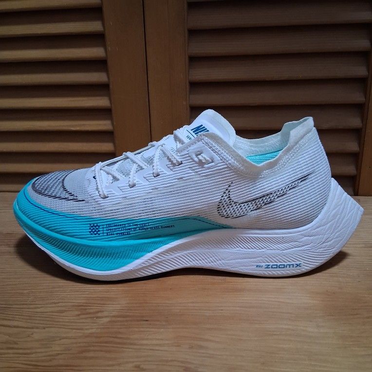 Nike ZoomX VaporFly Next% 2 Women's Sneaker * White/ Aurora Green * Size: 9.5