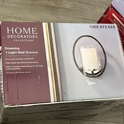 1 Light Wall Sconce - Home Decorators Collection 