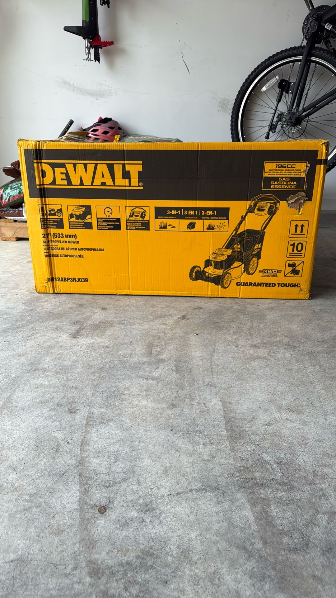 Dewalt 196cc Mower BrandNew 