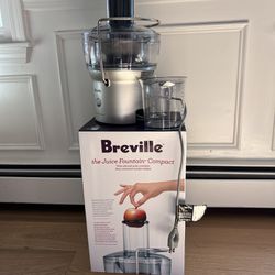 BREVILLE "The Juice Fountain Compact" 700w STAINLESS STEEL JUICER #BJE200XL