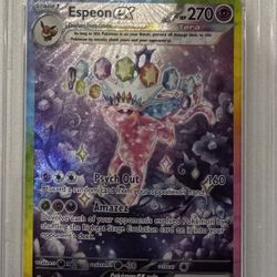 Prismatic Evolutions - Espeon SIR PSA