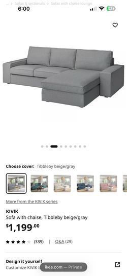 IKEA KIVIK sofa w/ chaise and loveseat - READ DESCRIPTION BEFORE MESSAGING