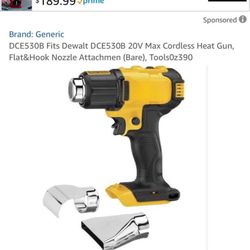 dewalt gun heater 20v