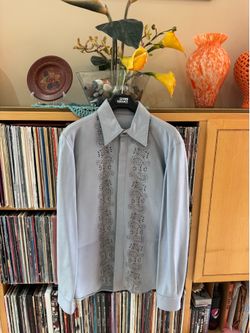 PRICE DROP: COLLECTORS! NWOT, VTG. GIANNI VERSACE COUTURE, ITALY,48 LAMBSKIN LTR