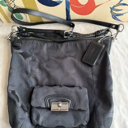 Coach Kristen Opt Art Sateen Hobo Crossbody Bag