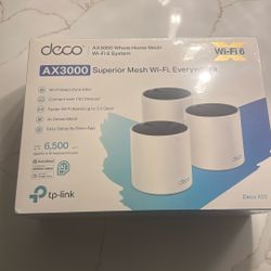 Deco AX3000 Whole Home Mesh 6 System 