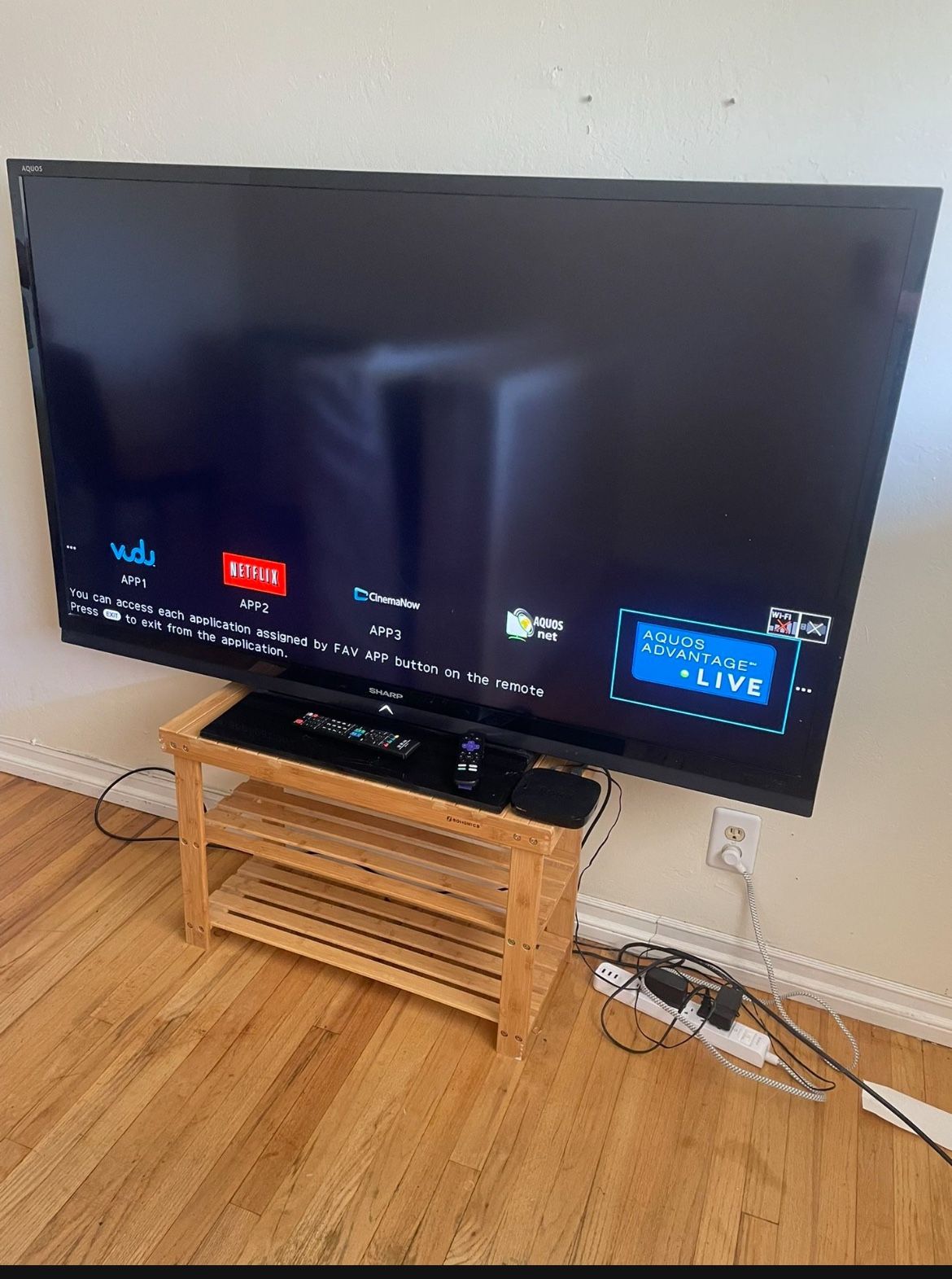 Sharp 60” Flat Screen