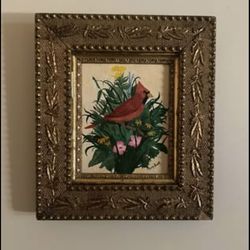 Beautiful vintage Oil painting with old frame, Signed, good condition. Price firm