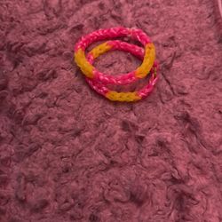 Pink Lemonade Bracelet Rubber Band