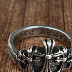 Chrome Hearts 2016 925 Triple Cross Ring