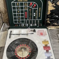 Vintage Briefcase Roulette, Blackjack 