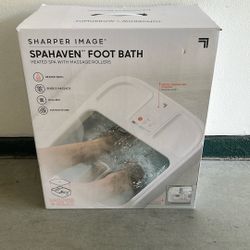 Sharper Image Spahaven Foot Bath