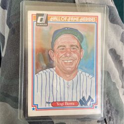 Yogi Berra, Hall Of Fame Card