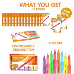 Highlighter 128 Pcs 