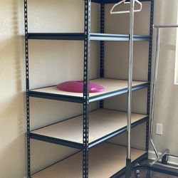 Metal storage rack