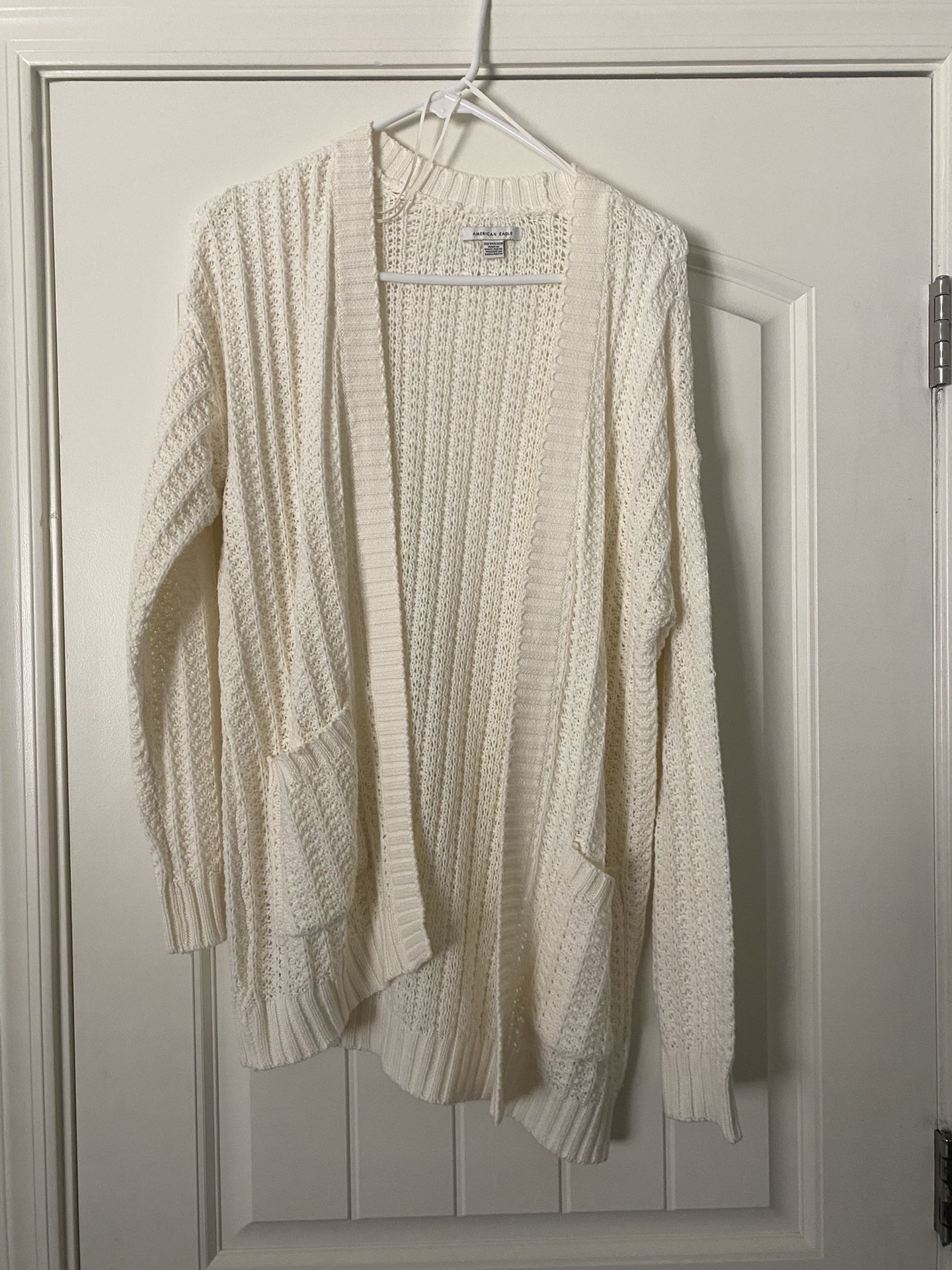XS Hollister Beige Cardigan