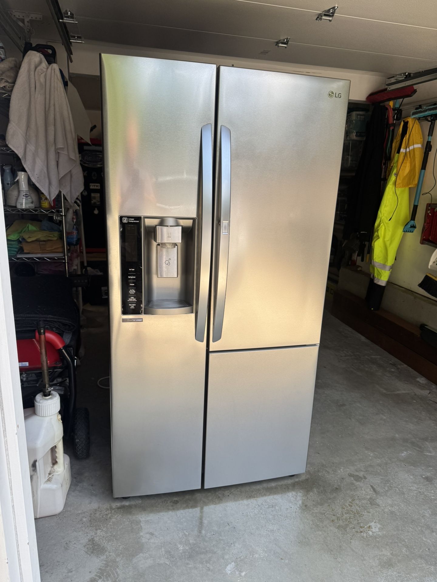 LG Stainless Steel side by side