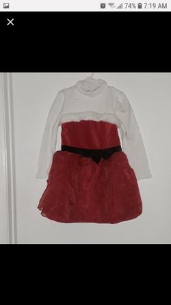 Girl dress papa noel