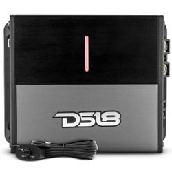 DS18 ION600.1D Powerful and Compact Monoblock 1 Channel Amplifier Full Range 600W RMS Class D - Micro Digital 1-Channel Car Amplifier

