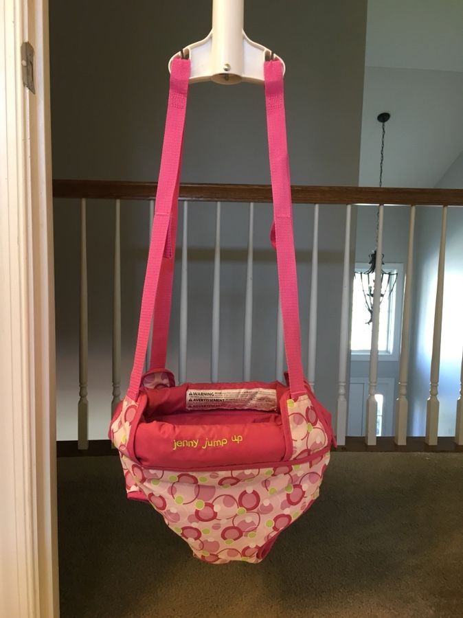 EvenFlo Jenny Jump Up Doorway Jumper, Pink, Baby