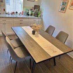 Classy Dining Table And Chairs 