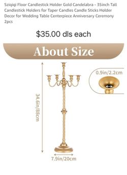Gold Candelabras