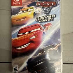 Nintendo Switch Cars 3 Driven to Win Video Game