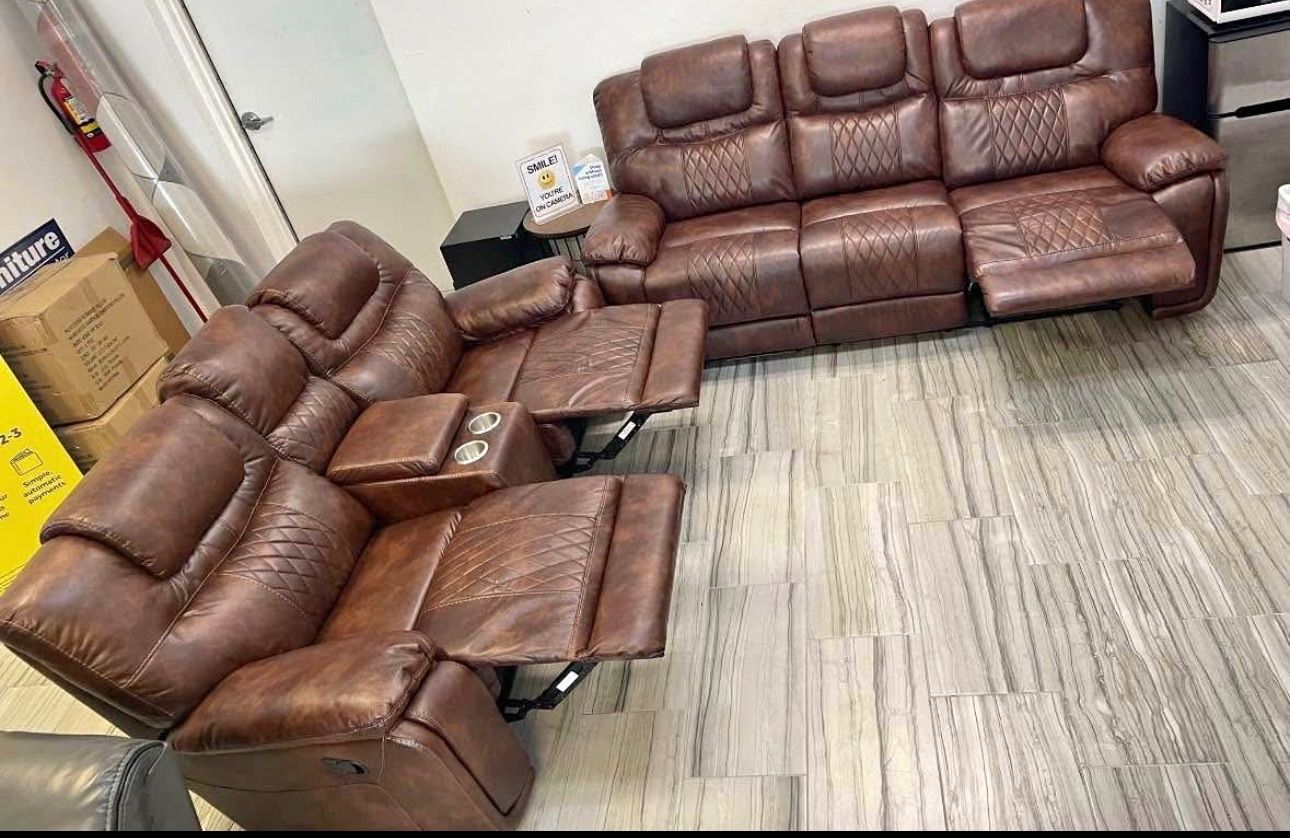Santiago two piece sofa and loveseat $999