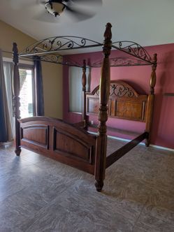 King bed and dresser