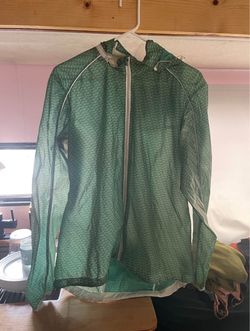 Vintage Sugoi Windbreaker Jacket - Green Lightweight Zip-Up Hoodie - Unisex XL