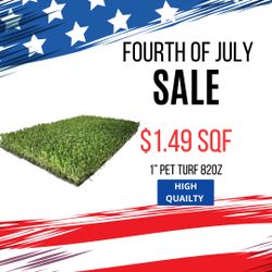 1” Pet Turf 82 Oz High Quailty 