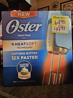 Oster Electric Hand Mixer Heated