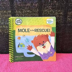 Leapfrog Leapstart Mole To The Rescue Learn To Read Learning Educational Book #6