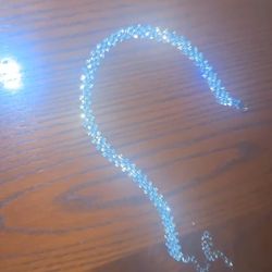 Iced out moissanite choker- lab diamond shine