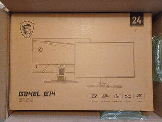 144Hz MSI Gaming monitor - MSI G242L E14 HD 24" IPS Gaming Monitor - (brand new/still sealed)