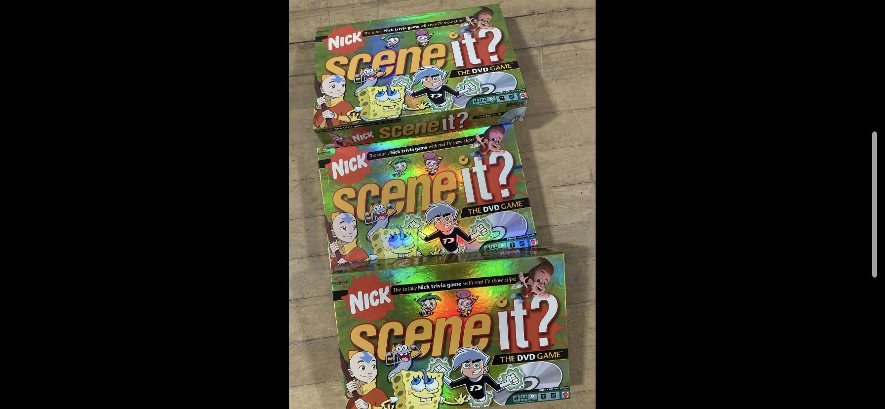 3 Scene It Nick Board Games