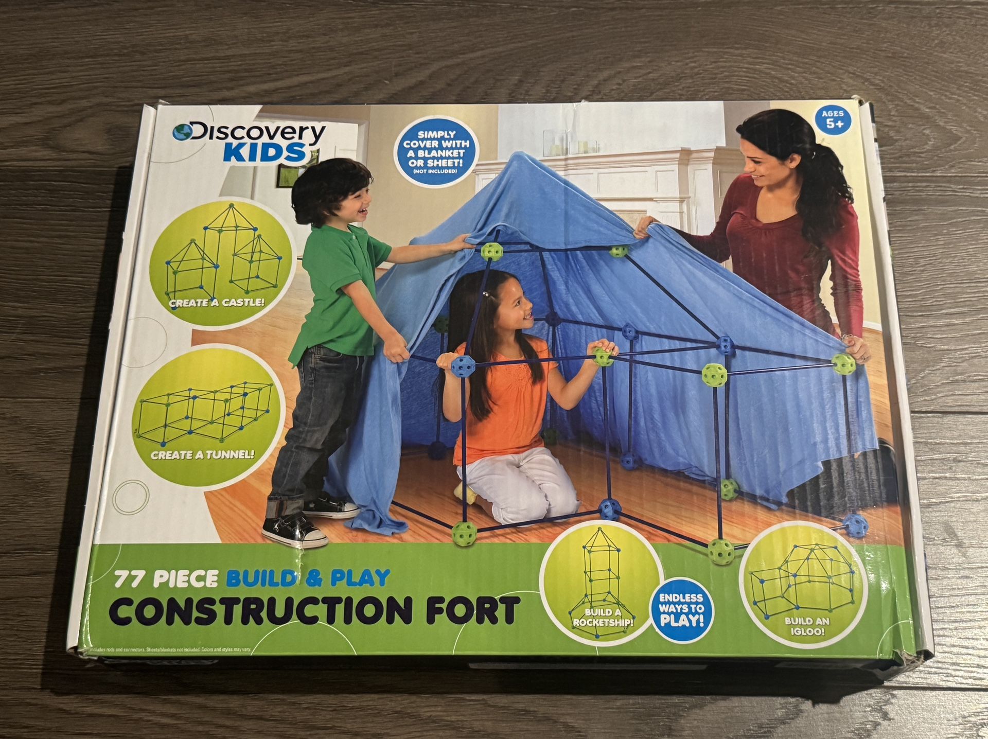 Build & Play Construction Fort Set
