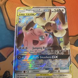 Pokemon Mega Lopunny & Jigglypuff Tag Team GX Cosmic Eclipse 165/236 NM/M