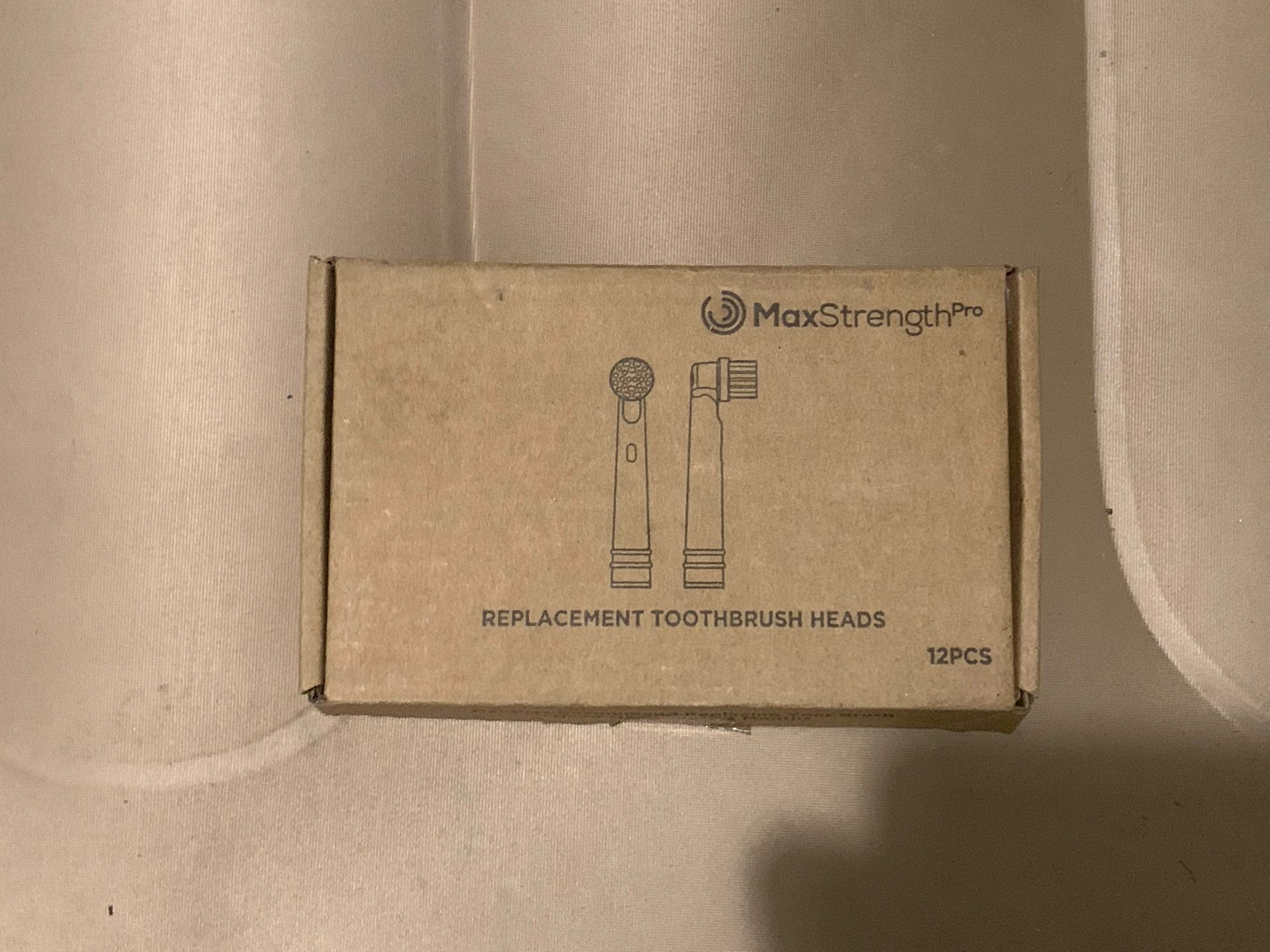 Max Strength Pro, replacement toothbrush heads (compatible with oral b)