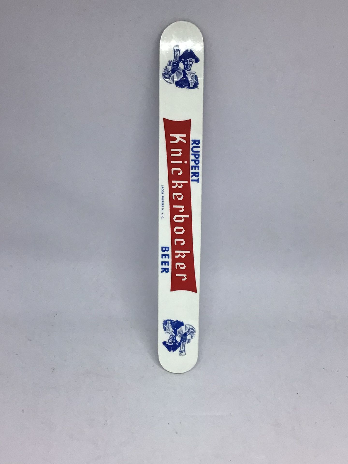 NOS 1960’s Knickerbocker Beer Advertising Foam Scraper 9in