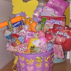 Girls Valentine's Day Basket