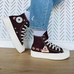 ⭐Converse 6 Women's Shoes Chuck Taylor Lift Platform Crafted Evolution A08174C