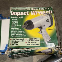 Heavy Duty 3/4” Air Impact Wrench