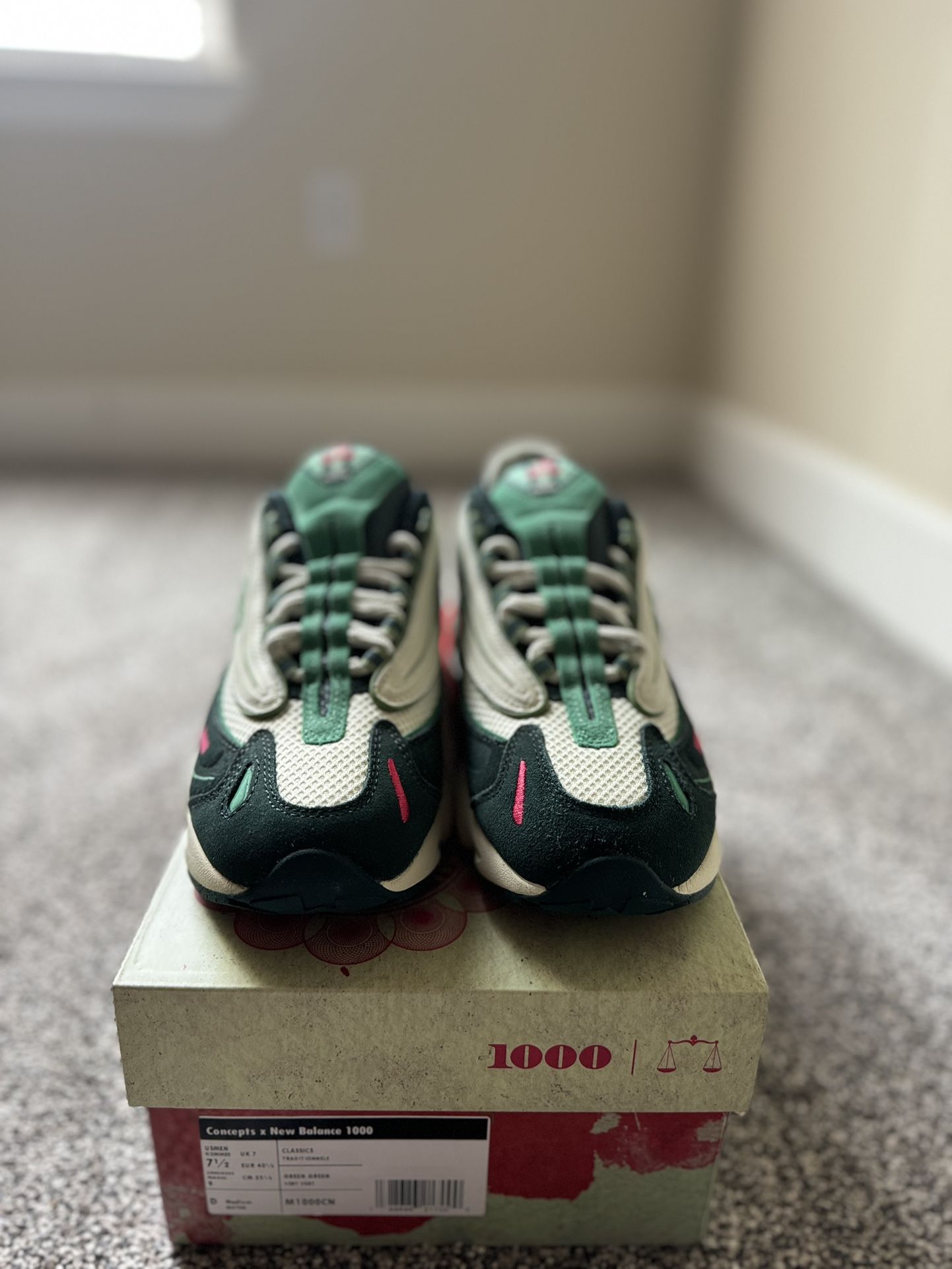 Concepts x New Balance 1000 Mile Meadow Mist (IN HAND) 7.5M/9W