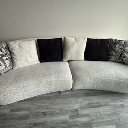 Ivory 2 Piece Sectional Sofa